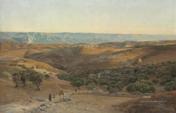 jüdisch - Die Berge von Maob von Bethany Gustav Bauernfeind Orientalist jüdisch gesehen